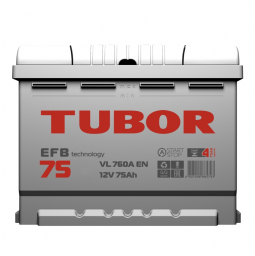 Tubor EFB 6СТ-75.1 VL (Start-Stop)